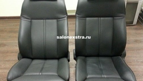 E65 передние сидения (черные)